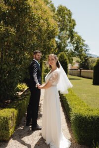 Noémie Nirat, photographe de mariage à Aix-les-Bains : séance couple des mariés